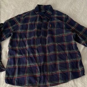 Chaps flannel shirt Men’s 2XL blue